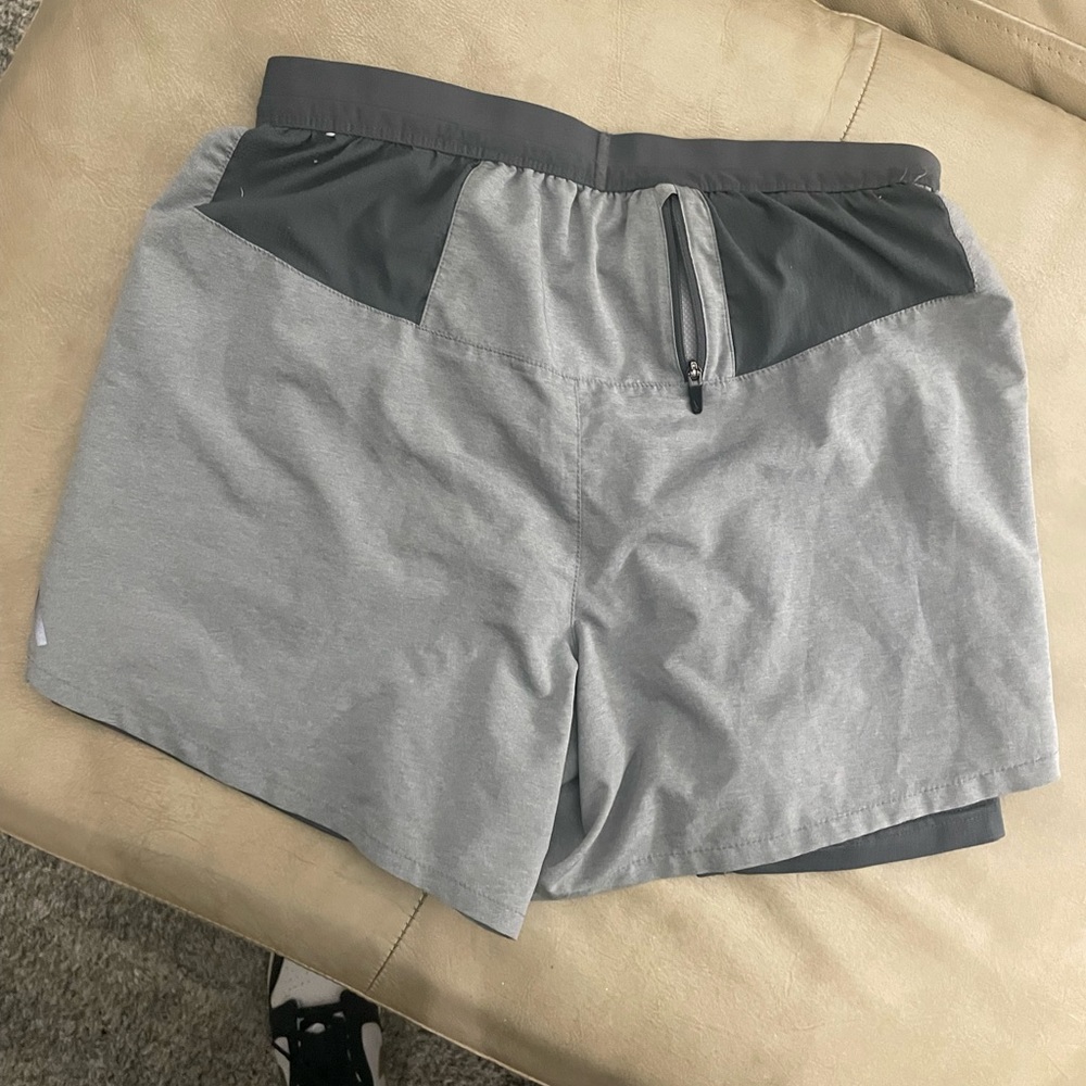 Nike Flex Stride 2 in 1 Running Shorts 068 Mens Size S Iron Grey